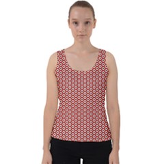 Pattern Star Backround Velvet Tank Top