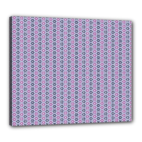 Pattern Star Flower Backround Canvas 24  X 20  (stretched) by HermanTelo