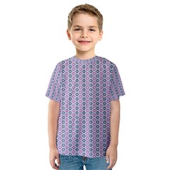 Pattern Star Flower Backround Kids  Sport Mesh Tee