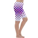 Pattern Square Purple Horizontal Cropped Leggings  View3