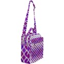 Pattern Square Purple Horizontal Crossbody Day Bag View2