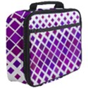 Pattern Square Purple Horizontal Full Print Lunch Bag View3