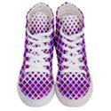 Pattern Square Purple Horizontal Women s Hi-Top Skate Sneakers View1