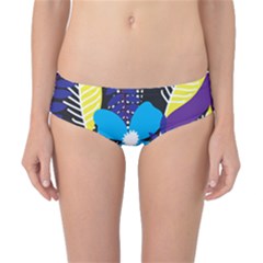 Pattern Leaf Polka Leaves Classic Bikini Bottoms