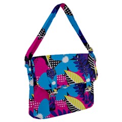 Pattern Leaf Polka Leaves Buckle Messenger Bag