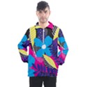 Pattern Leaf Polka Leaves Men s Half Zip Pullover View1