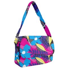 Pattern Leaf Polka Leaves Courier Bag