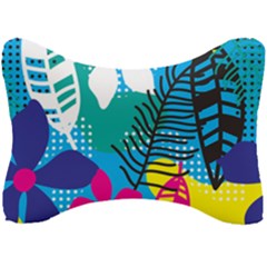 Pattern Leaf Polka Flower Seat Head Rest Cushion