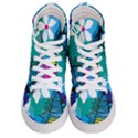 Pattern Leaf Polka Flower Men s Hi-Top Skate Sneakers View1