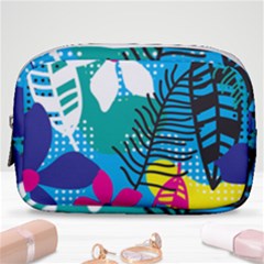 Pattern Leaf Polka Flower Make Up Pouch (small)