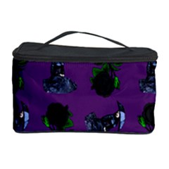 Gothic Girl Rose Purple Pattern Cosmetic Storage