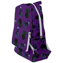 Gothic Girl Rose Purple Pattern Travelers  Backpack