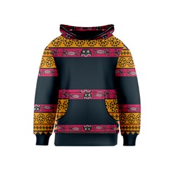 Pattern Ornaments Africa Safari Kids  Pullover Hoodie