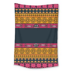 Pattern Ornaments Africa Safari Large Tapestry by HermanTelo