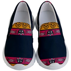 Pattern Ornaments Africa Safari Kids  Lightweight Slip Ons by HermanTelo