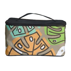 Pattern Leaves Banana Rainbow Cosmetic Storage