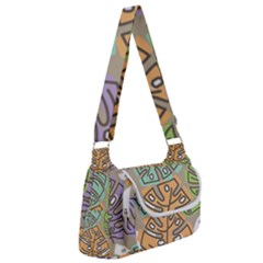 Pattern Leaves Banana Rainbow Multipack Bag by HermanTelo