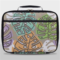 Pattern Leaves Banana Rainbow Full Print Lunch Bag