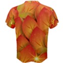 Pattern Texture Leaf Men s Cotton Tee View2