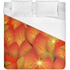 Pattern Texture Leaf Duvet Cover (king Size)