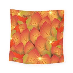 Pattern Texture Leaf Square Tapestry (small)