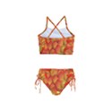 Pattern Texture Leaf Girls  Tankini Swimsuit View2