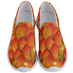 Pattern Texture Leaf Men s Lightweight Slip Ons