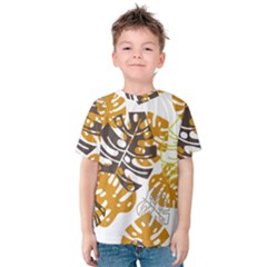 Pattern Leaves Kids  Cotton Tee