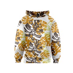 Pattern Leaves Kids  Pullover Hoodie