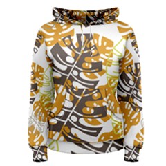 Pattern Leaves Women s Pullover Hoodie