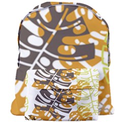 Pattern Leaves Giant Full Print Backpack