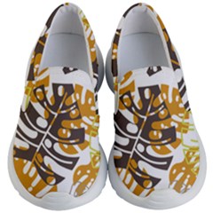 Pattern Leaves Kids  Lightweight Slip Ons