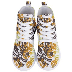 Pattern Leaves Women s Lightweight High Top Sneakers