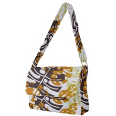 Pattern Leaves Full Print Messenger Bag