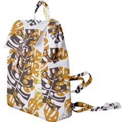 Pattern Leaves Buckle Everyday Backpack