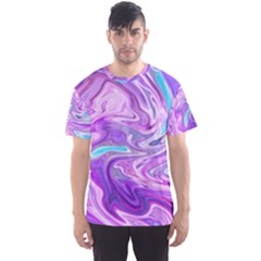 Pattern Texture Art Rainbow Men s Sports Mesh Tee