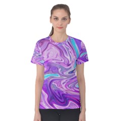 Pattern Texture Art Rainbow Women s Cotton Tee