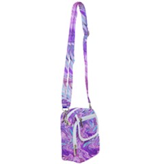 Pattern Texture Art Rainbow Shoulder Strap Belt Bag