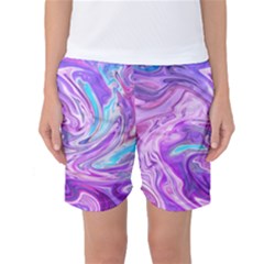 Pattern Texture Art Rainbow Women s Basketball Shorts