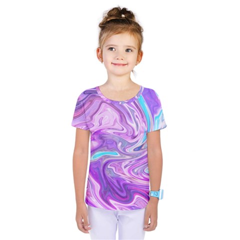 Pattern Texture Art Rainbow Kids  One Piece Tee by HermanTelo