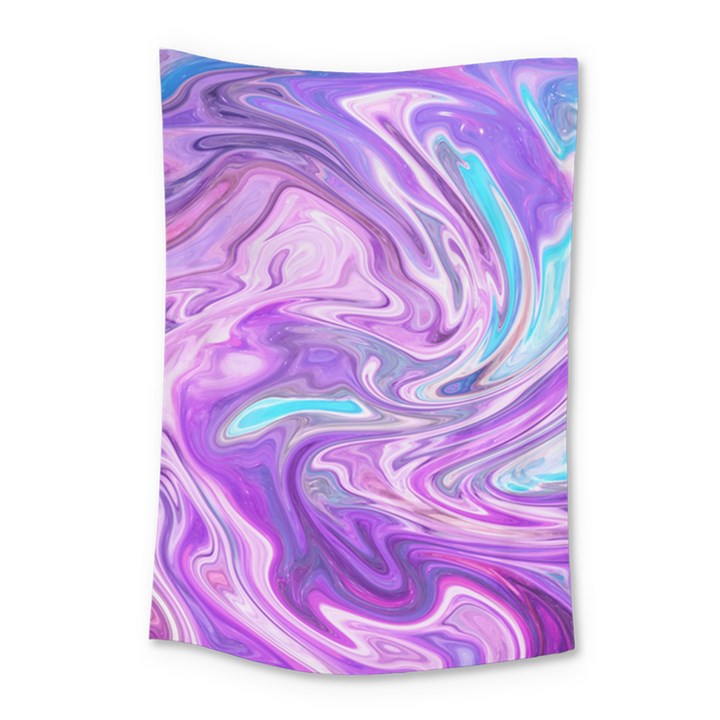 Pattern Texture Art Rainbow Small Tapestry