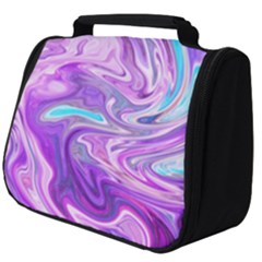 Pattern Texture Art Rainbow Full Print Travel Pouch (big)