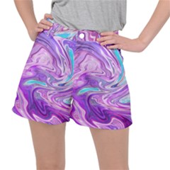 Pattern Texture Art Rainbow Ripstop Shorts