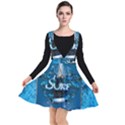 Sport, Surfboard With Water Drops Plunge Pinafore Dress View1