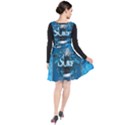 Sport, Surfboard With Water Drops Plunge Pinafore Dress View2