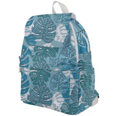 Pattern Leaves Banana Top Flap Backpack