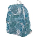 Pattern Leaves Banana Top Flap Backpack View1