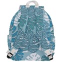 Pattern Leaves Banana Top Flap Backpack View3