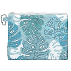 Pattern Leaves Banana Canvas Cosmetic Bag (xxl)