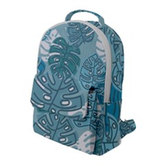 Pattern Leaves Banana Flap Pocket Backpack (large) by HermanTelo